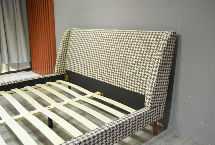 houndstooth fabric bed 2