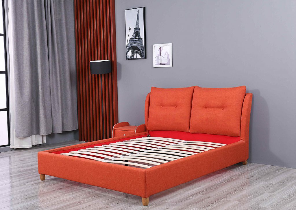 Modern Linen Upholstered Bed 2