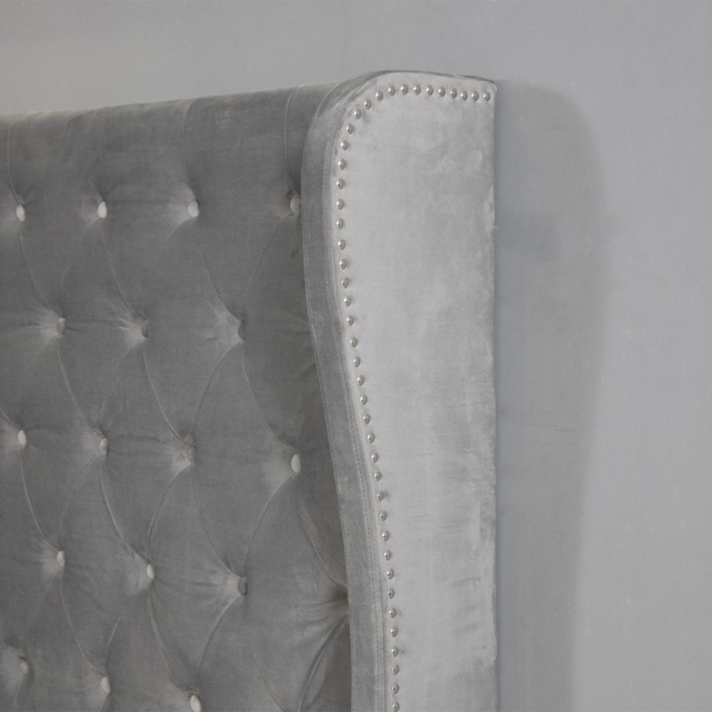 Tufted Wingback Design Bed 5