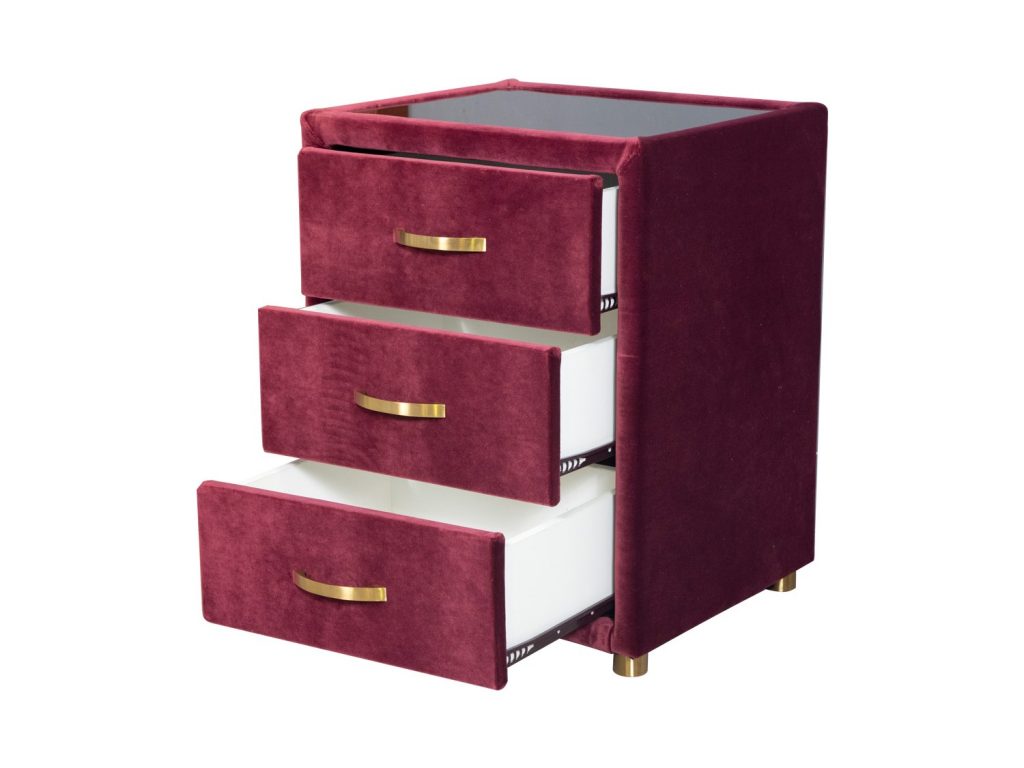 Fashionable Nightstand 3 Drawers 2 1