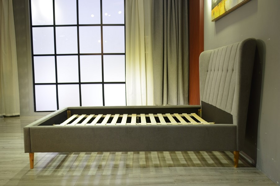 Modern Channel Upholstered Bed 4