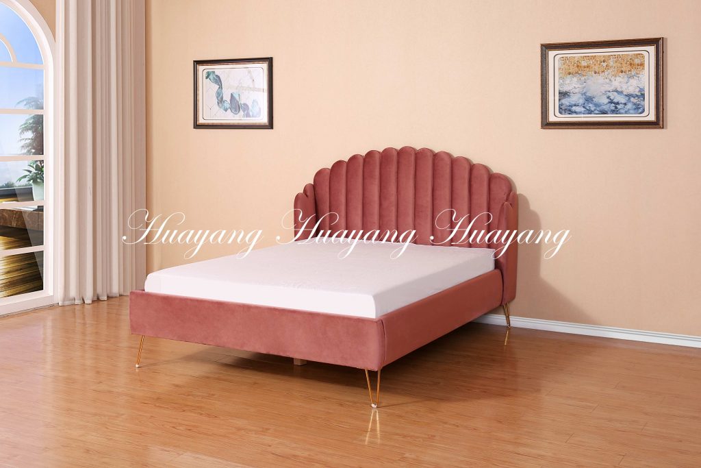 Curved Rose Pink Bed 2